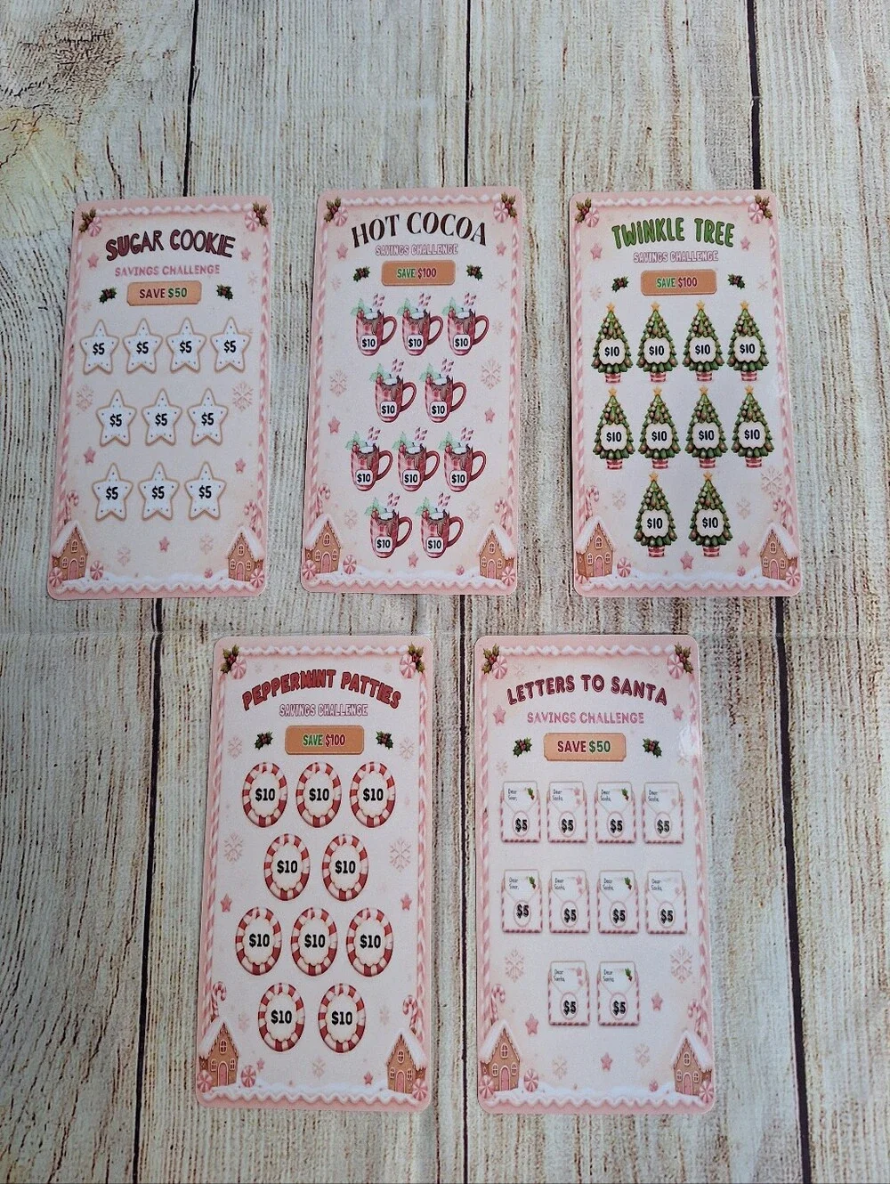 Christmas Savings Challenge Binder Bundle